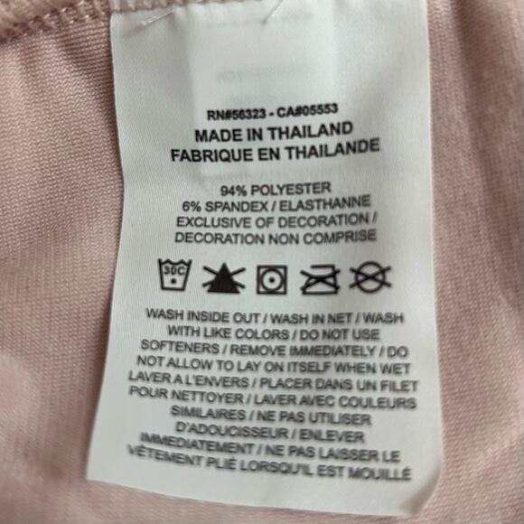 NWT Nike Air Women's Pink Velour Swoosh Logo Slim Fit Mid-Rise Pants. Size 1X. - Picture 11 of 11